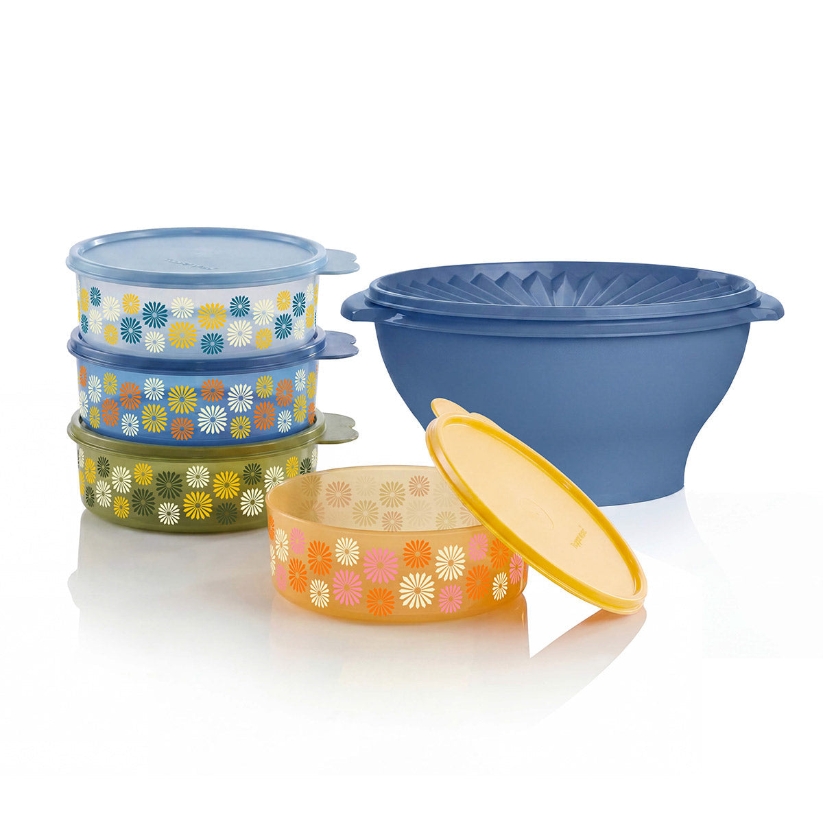 Tupper Ware Tupperware® 80th Anniversary Salad Set | Serving Bowls | 5‑Piece Set