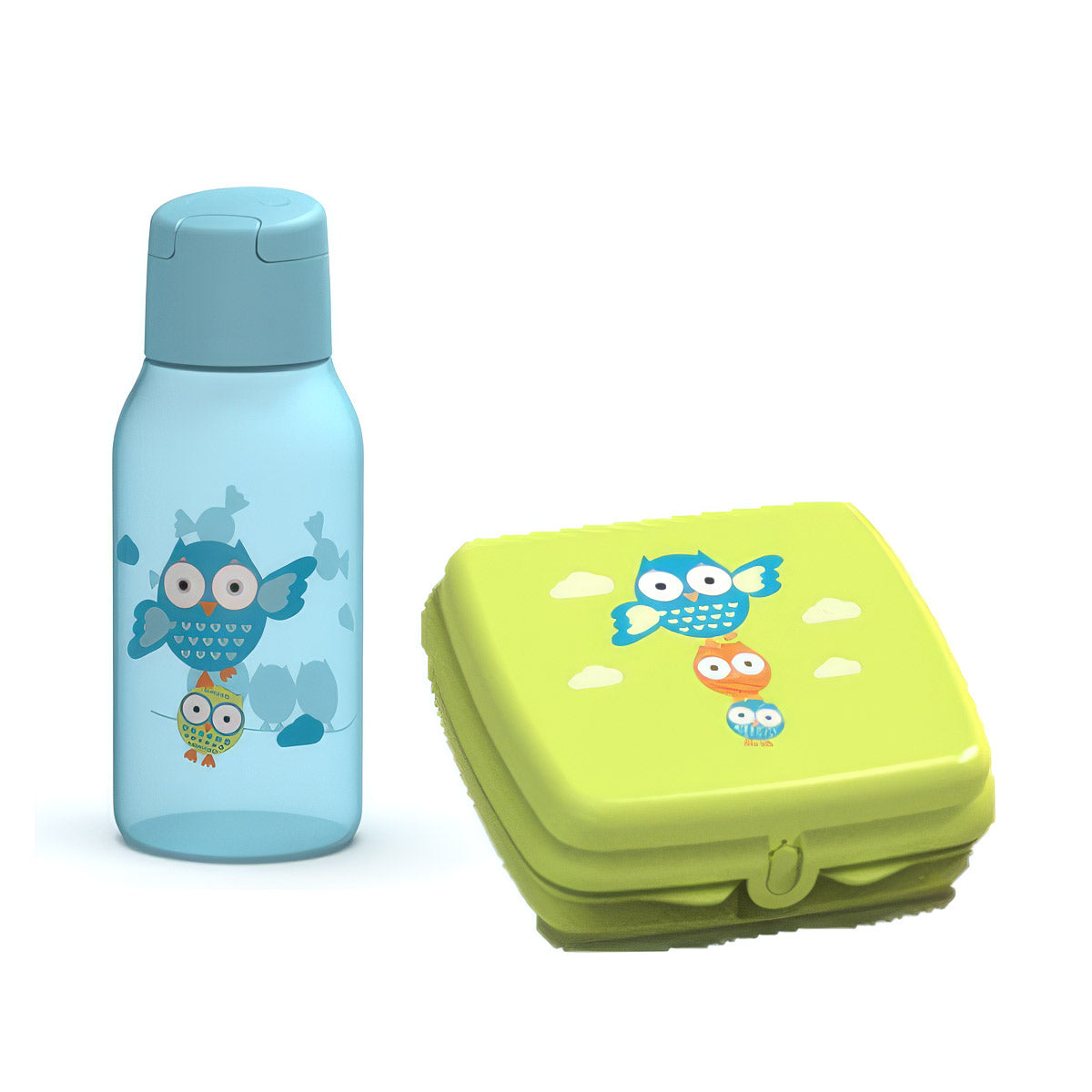 Tupper Ware Owl Kids Lunch &amp; Snack Adventure Set