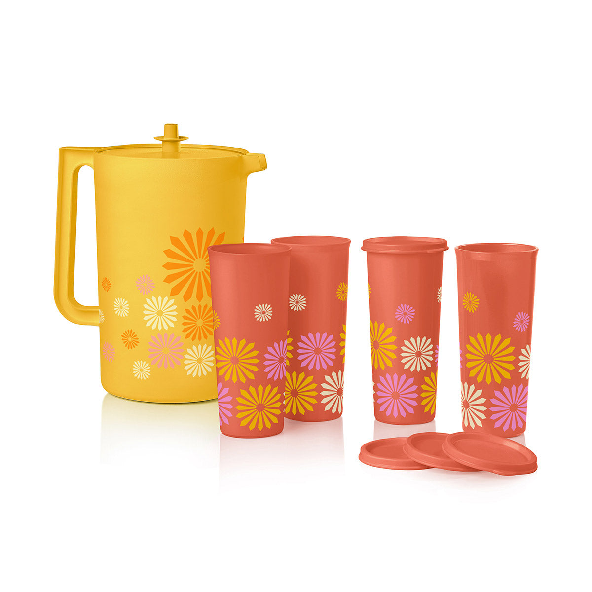 Tupper Ware 80th Anniversary Classic Sheer® Pitcher &amp; Tumbler Set